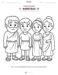 Anteprima della scheda stampabile di Antichi Greci
