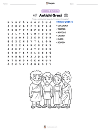 Anteprima della scheda stampabile di Antichi Greci