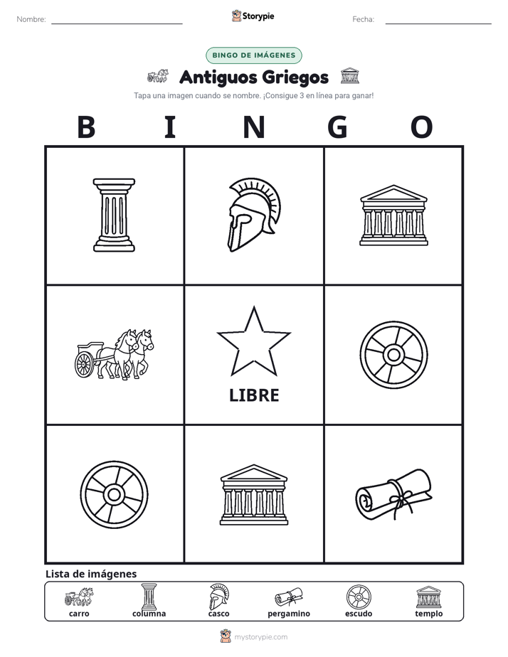 Bingo de Imágenes