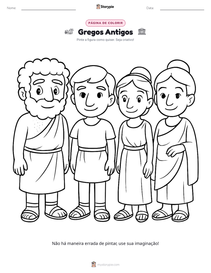 Página para colorir