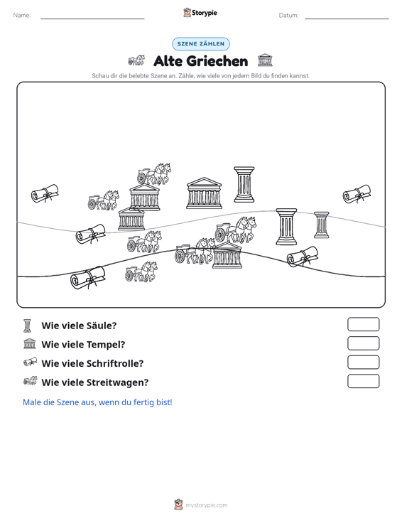 Zähl-Szene