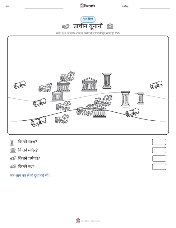गिनती दृश्य