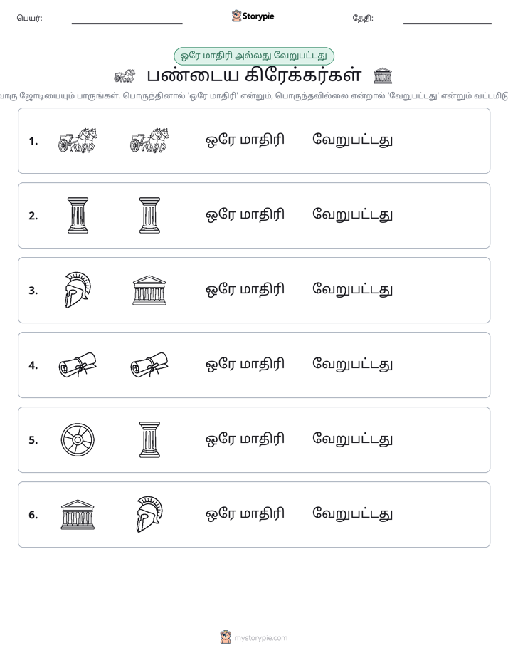 அதே அல்லது மாறுபட்டது