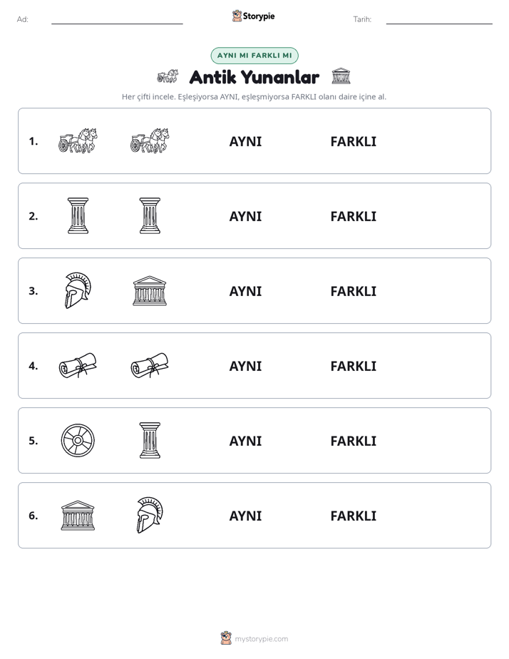 Aynı mı Farklı mı