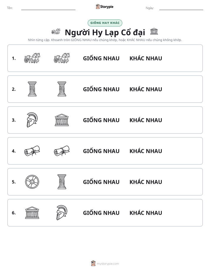 Giống Hay Khác