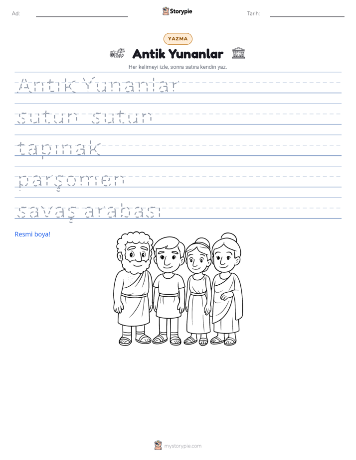 Yazma Pratiği