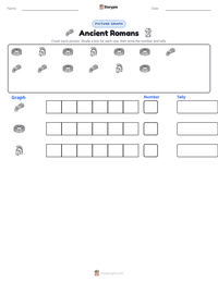 Ancient Romans printable worksheet preview