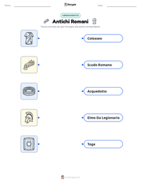 Anteprima della scheda stampabile di Antichi Romani