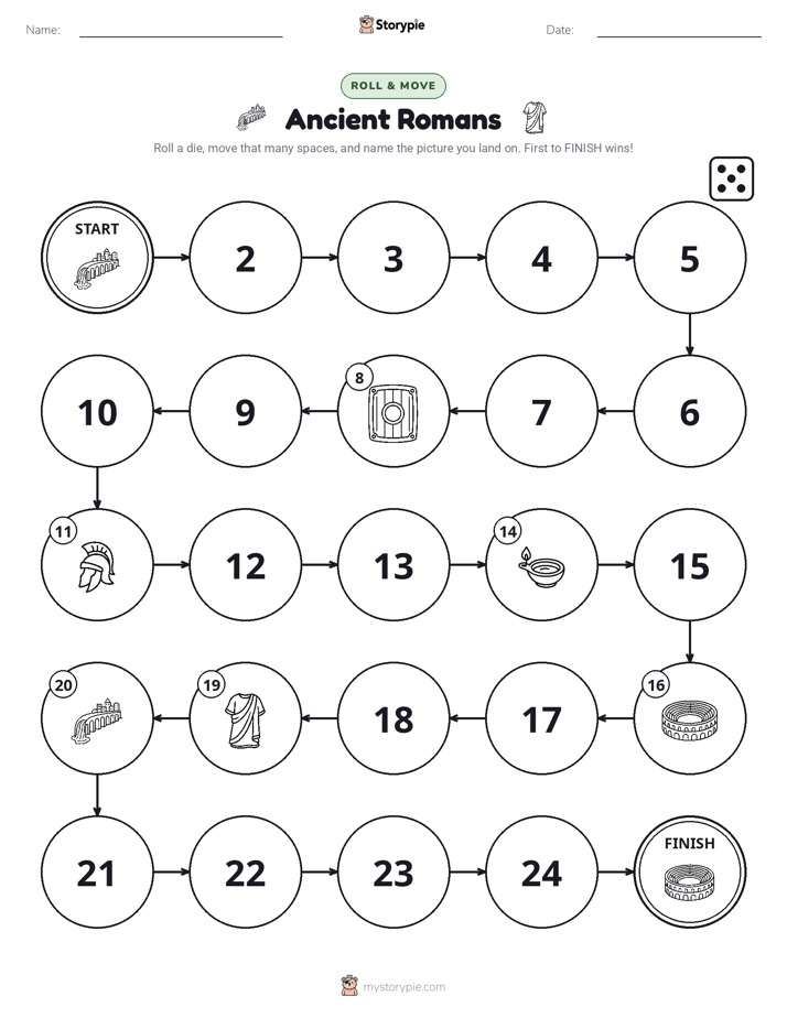 Roll & Move Game