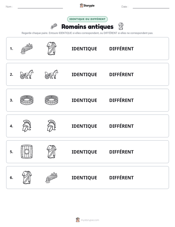 Identique ou Différent