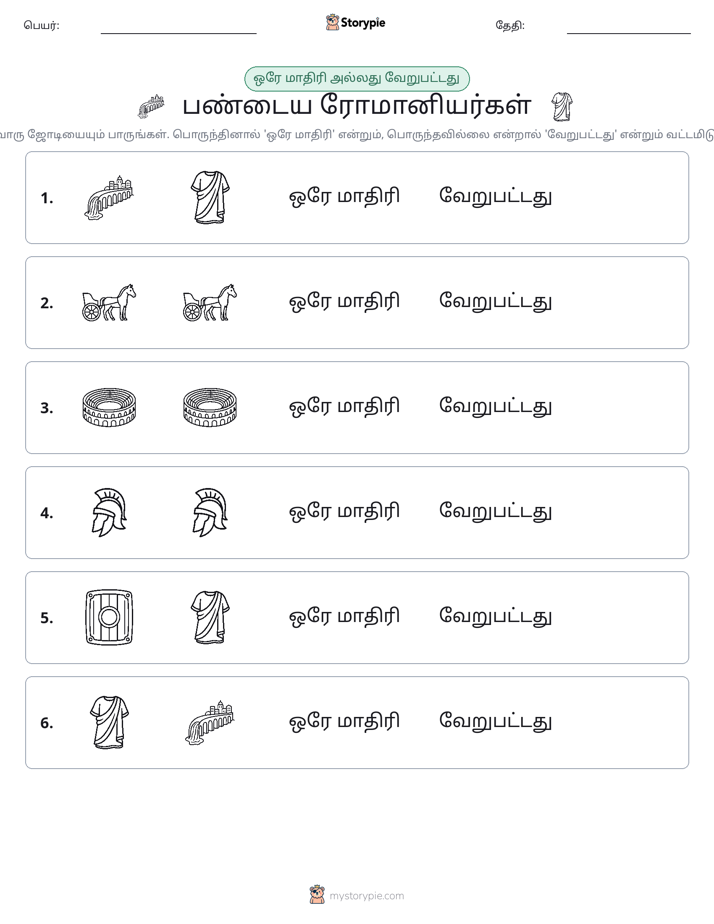 அதே அல்லது மாறுபட்டது
