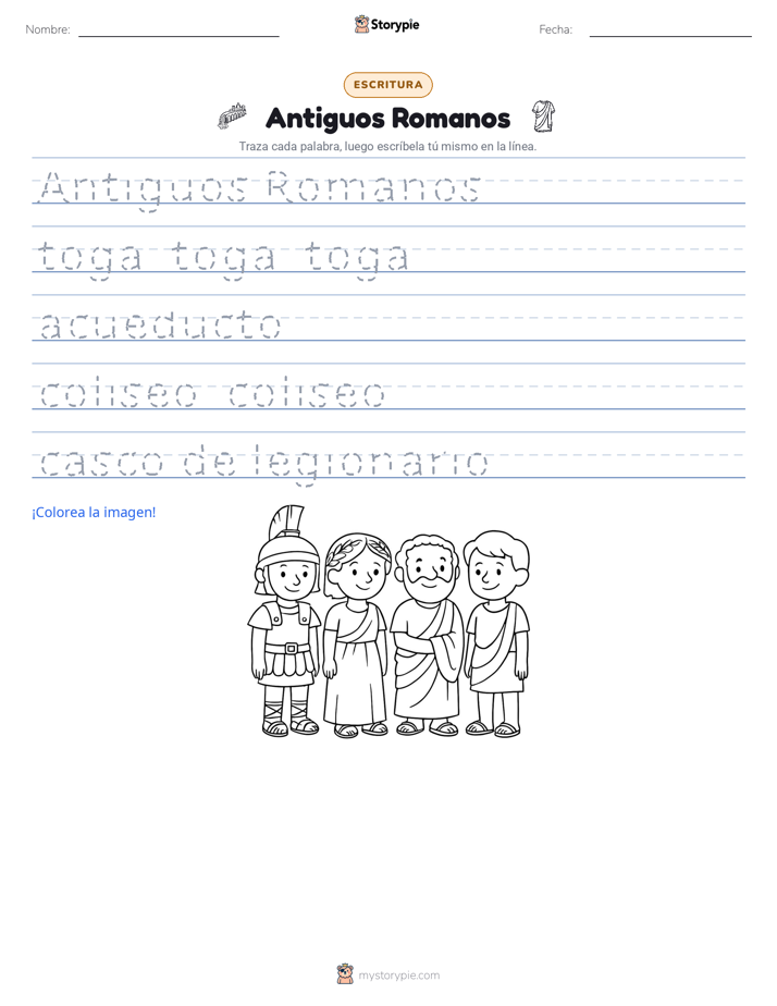Práctica de Escritura