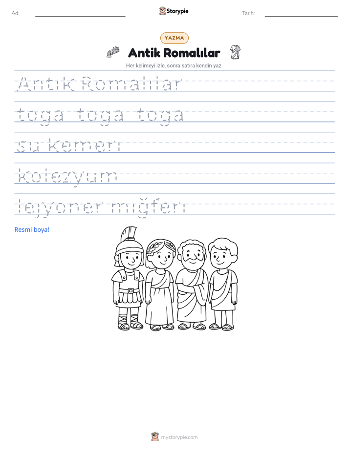 Yazma Pratiği