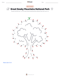Great Smoky Mountains National Park printable worksheet preview