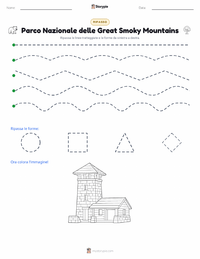 Anteprima della scheda stampabile di Parco nazionale delle Great Smoky Mountains