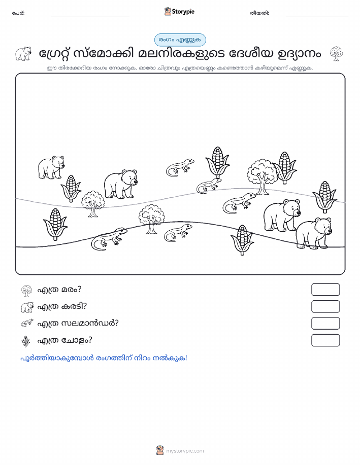 എണ്ണുന്ന ദൃശ്യങ്ങൾ
