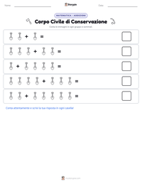 Anteprima della scheda stampabile di Civilian Conservation Corps