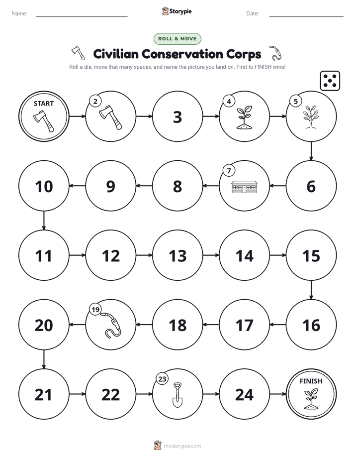 Roll & Move Game