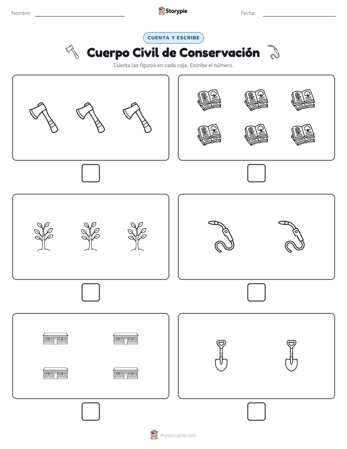 Cuenta y Escribe