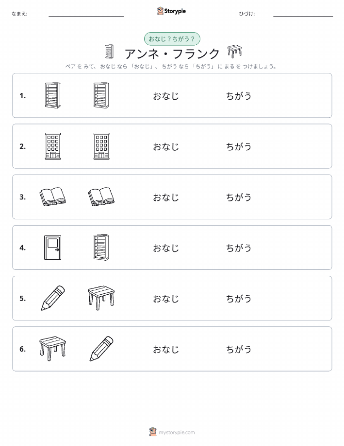 同じか違うか
