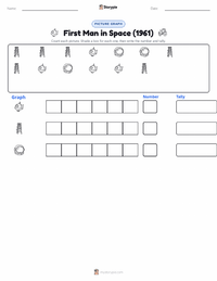 First Man in Space (1961) printable worksheet preview