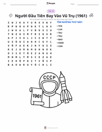 Xem trước tài liệu in sẵn Người đầu tiên bay vào vũ trụ (1961)