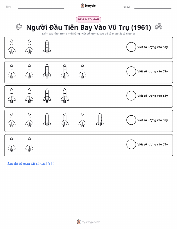Đếm & Tô Màu