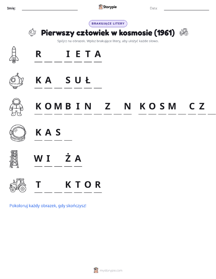 Brakujące Litery
