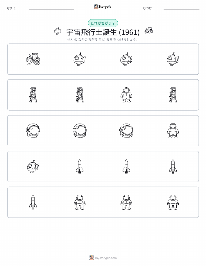 異なるものを見つけよう