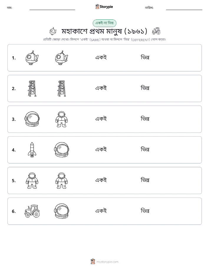 একই বা ভিন্ন