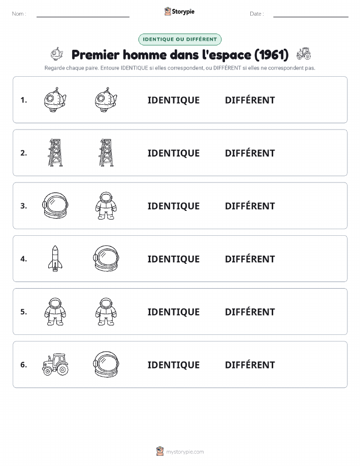 Identique ou Différent