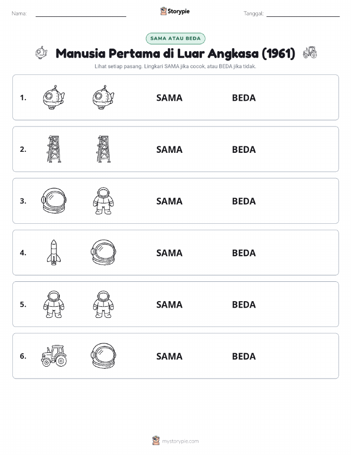 Sama atau Berbeda