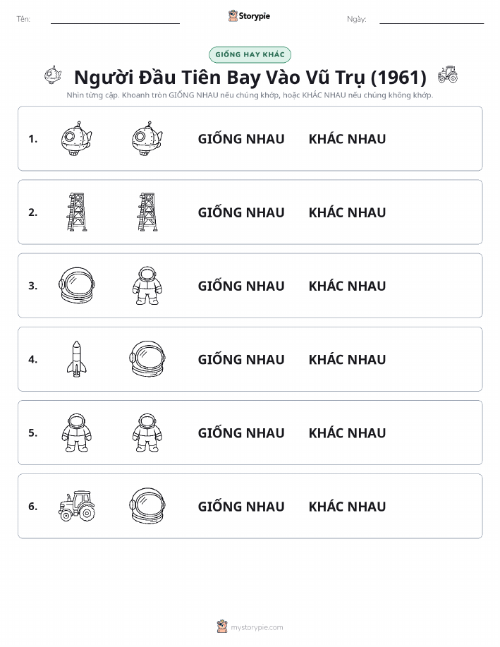 Giống Hay Khác