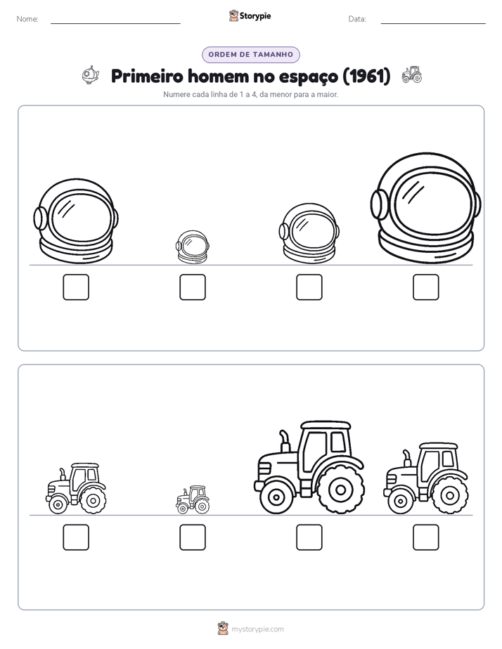Ordem de Tamanho