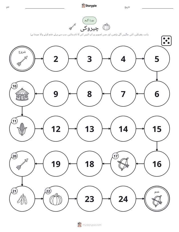 رول اور منتقل کریں کھیل