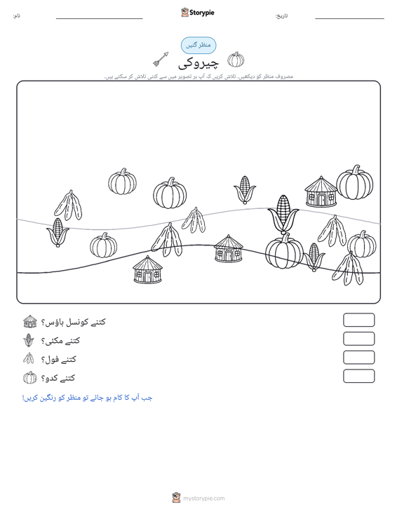 گنتی کا منظر