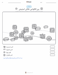 بین الاقوامی خلائی اسٹیشن پرنٹ کرنے کے قابل ورکشیٹ کا پیش نظارہ