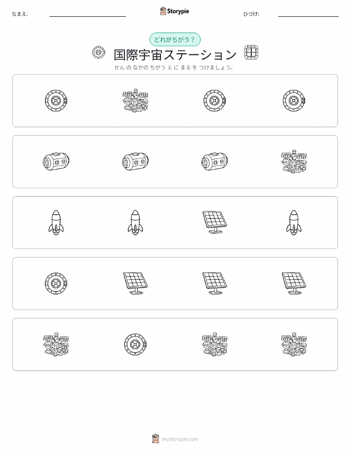 異なるものを見つけよう