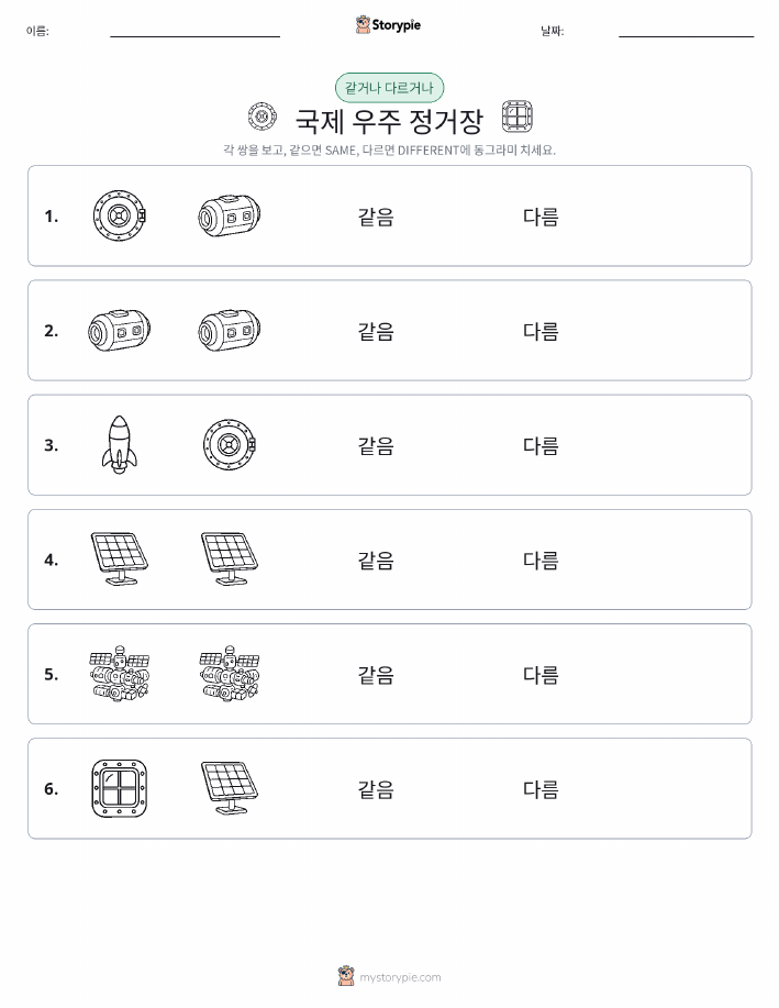 같은 것 또는 다른 것