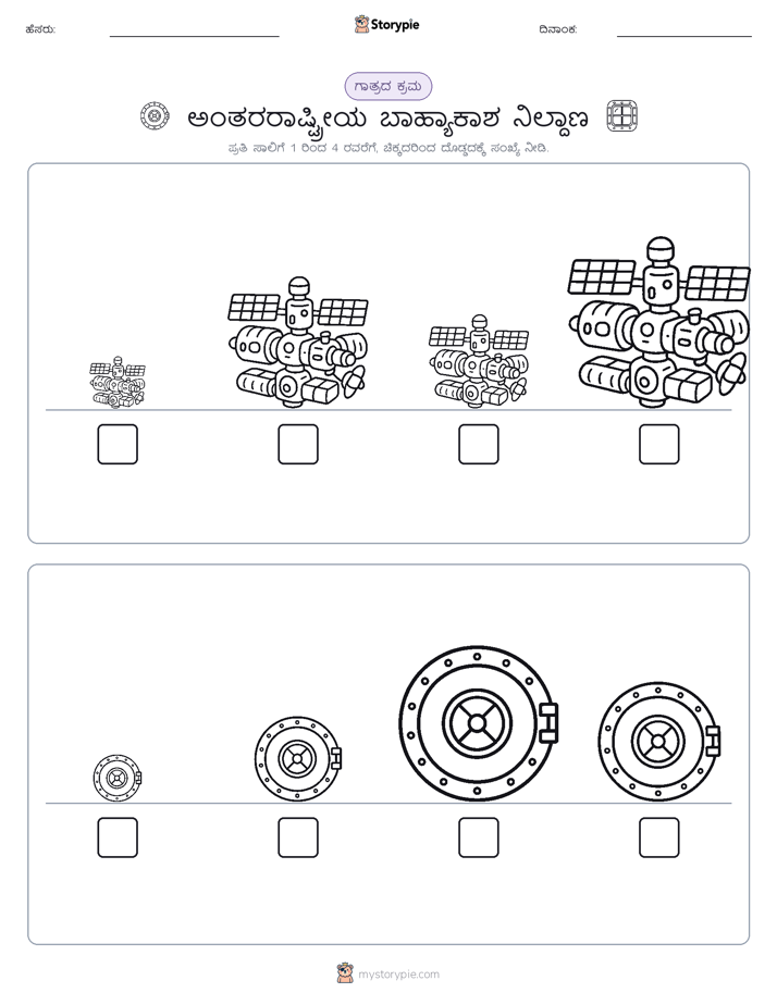 ಗಾತ್ರ ಕ್ರಮ
