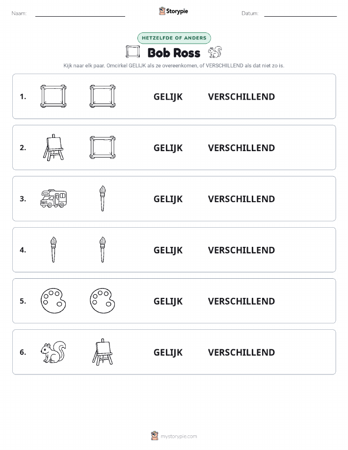 Zelfde of Verschillend