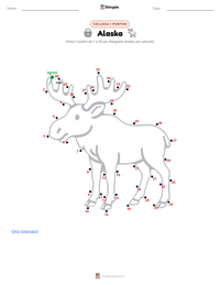 Anteprima della scheda stampabile di Alaska