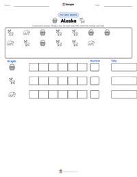 Alaska printable worksheet preview