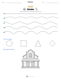 Alaska printable worksheet preview