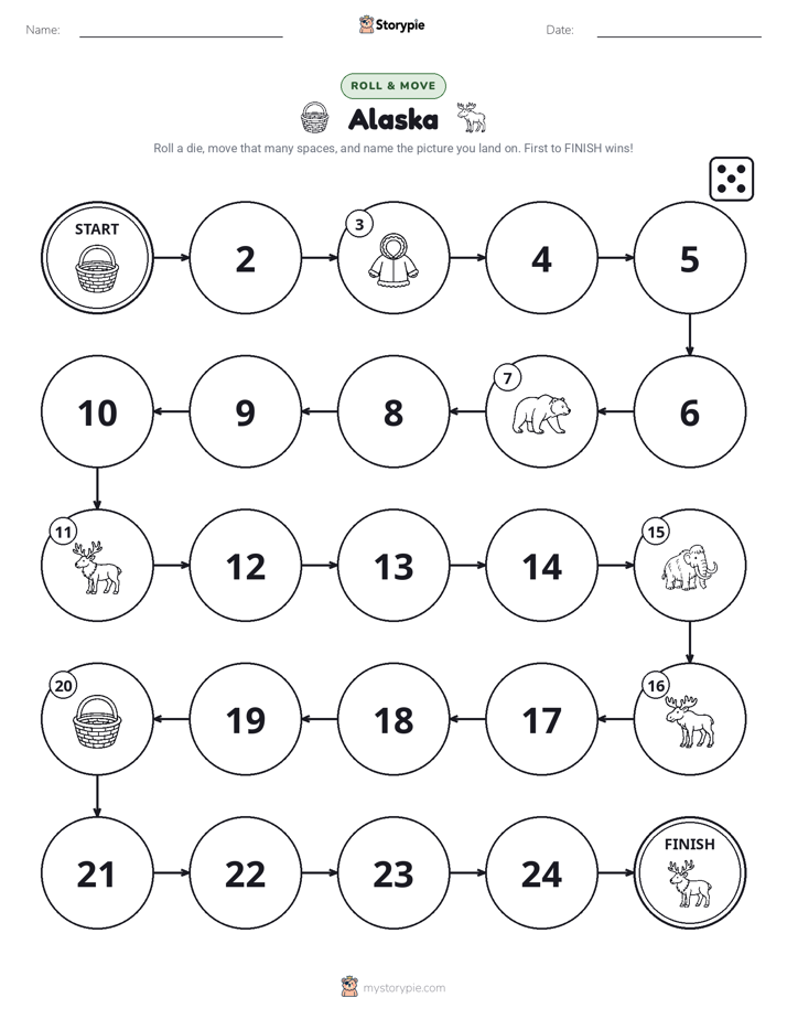 Roll & Move Game