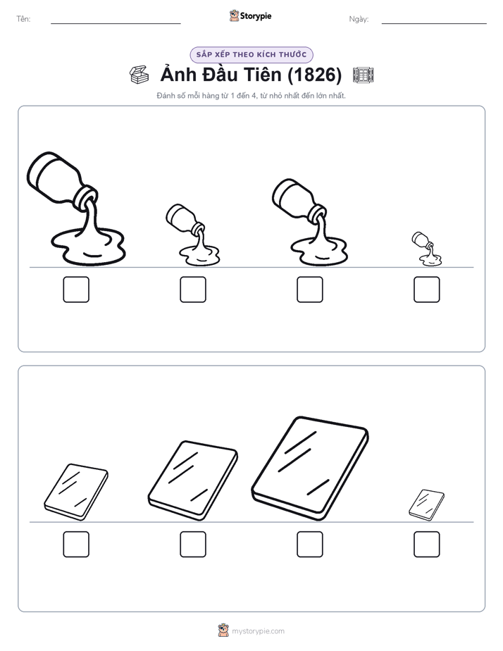 Thứ Tự Kích Thước