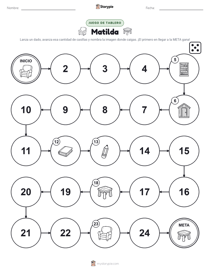 Juego de Rueda y Avanza
