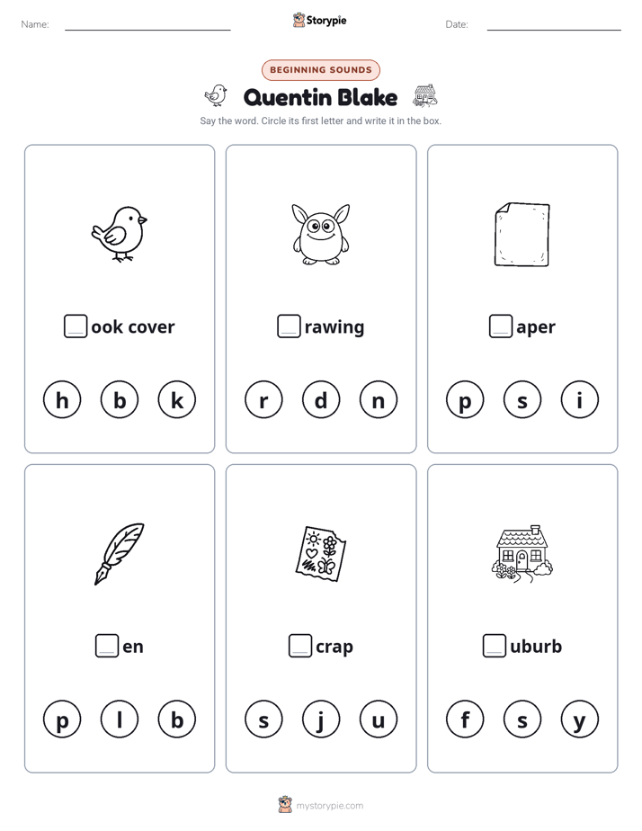 Beginning Sounds