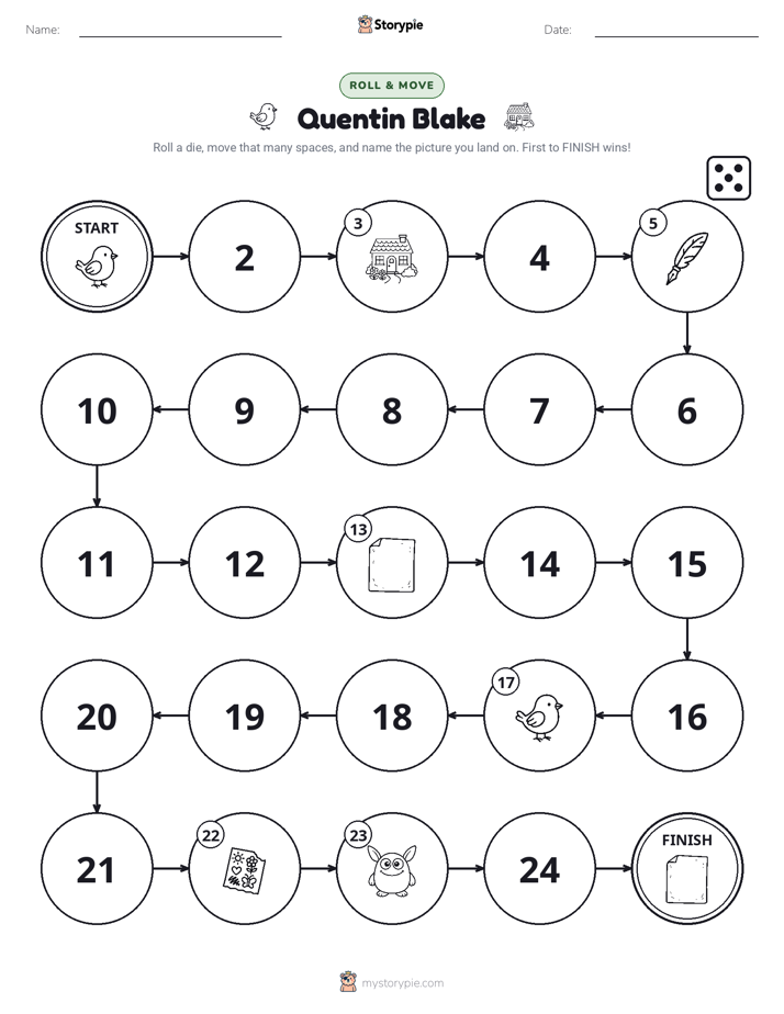 Roll & Move Game