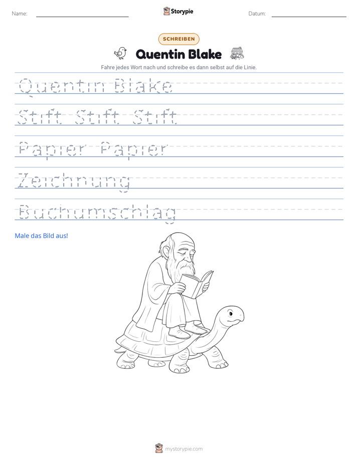 Schreibübung